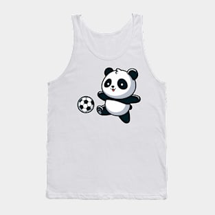 pandas as soccer player Tank Top